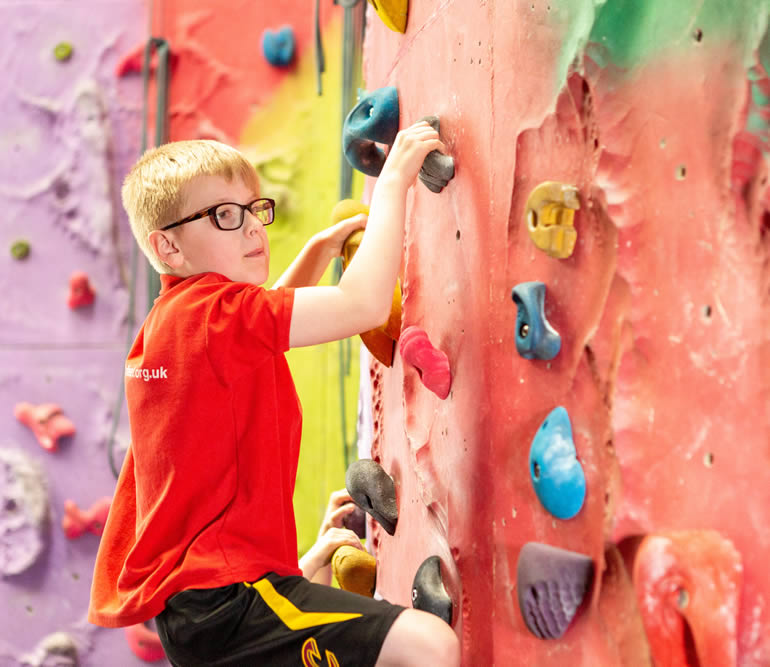 child scout climber